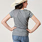GIRLS KNIT    NOVELTY/APPLIQUE/EMBROIDERY PRINTED KNIT                               2011 LT. GREY P/R SHORT SLEEVE TEE