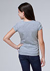 GIRLS NOVELTY/APPLIQUE/EMBROIDERY PRINTED KNIT COTTON POLY KNIT JERSEY TEE