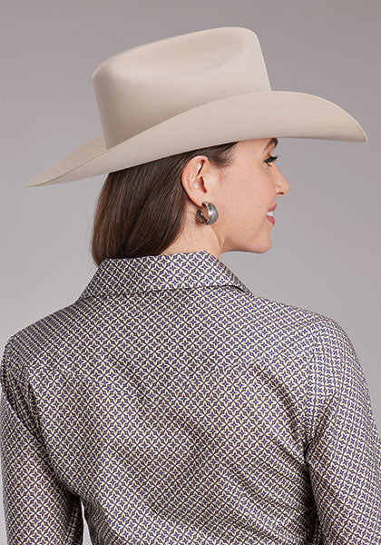 ROPER L/S WESTERN SHIRT PINWHELL FOULDARD