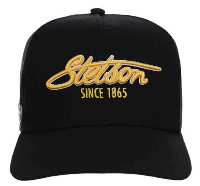 STETSON BALL CAP BLACK AND YELLOW