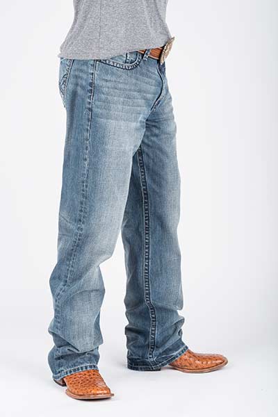 MENS JEAN REGULAR JOE FIT JEAN BACK PKT W/LINED DECO STITCH OWS