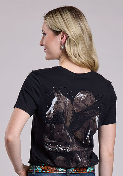 TIN HAUL RUNNING HORSES T SHIRT