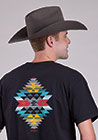 UNISEX ADULT T-SHIRT TIN HAUL S/S T-SHIRT ANVIL/HAMMER AZTEC LF CHEST FULL BACK