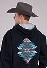 TIN HAUL MENS JKT HOODIES TIN HAUL FULL AZTEC SCREEN ON BACK