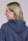 TIN HAUL LADIES L/S SWEATSHIRT W/HOOD COWGIRL ROPING SCREEN,