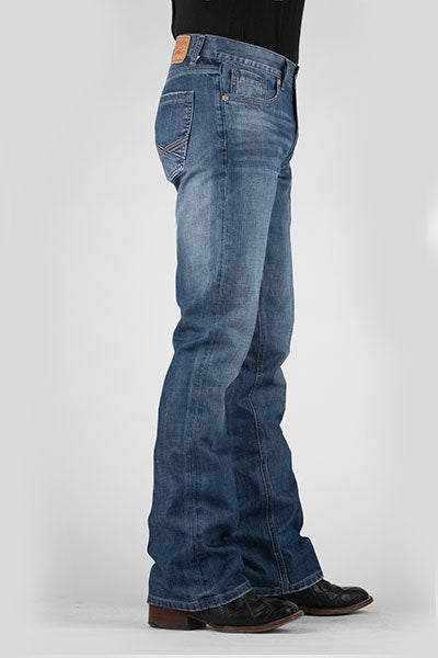 MENS JEAN STETSON ROCKS FIT X DESIGN BACK PKT OWS