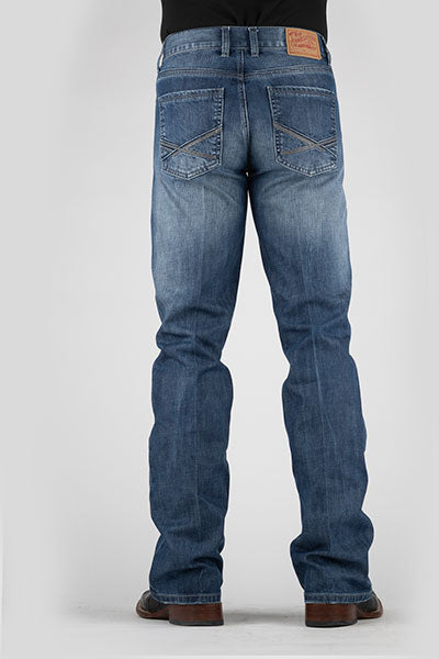 MENS JEAN STETSON ROCKS FIT X DESIGN BACK PKT OWS