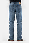 MENS JEAN STRAIGHT FIT STRETCH DENIM 1210 FIT 2 TONE EMB BACK BKT