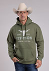 MEN'S OUTERWEAR STETSON HOODY, STETSON AMERICAN HERITAGE SCREENPRINT