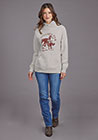 WOMENS OUTERWEAR STETSON HOODY STESTON LADY BRONC RIDER