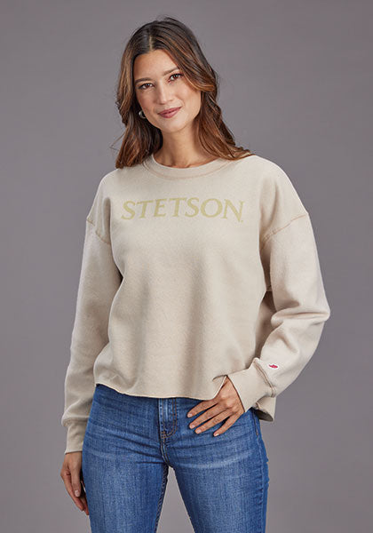 WOMENS OUTERWEAR STETSON HOODY STESTON SCREEN PRINT