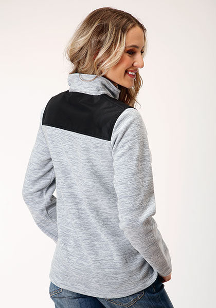 WOMANS GREY MICRO FLEECE