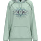 WOMANS HOOEY HOODIE ''CHAPARRAL'' TEAL AND AZTEC LOGO ON CHEST