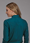 WOMENS L/S SHIRT EMBROIDERY/APPLIQUE/NOVELTY FABRIC RAYON CHALLIS SHIRT Roper
