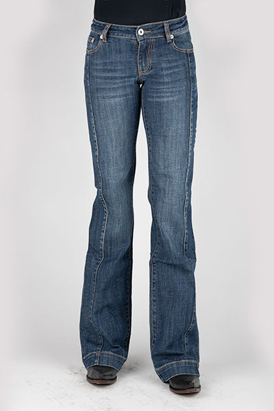 Womans Stenson Trouser Jeans with middle Seam Down the Front
