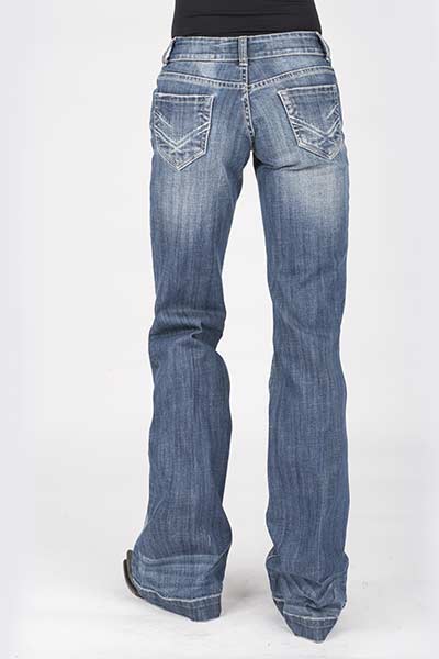 WOMENS STETSON JEAN FIT TROUSER STYLE BLEACHED X POCKET