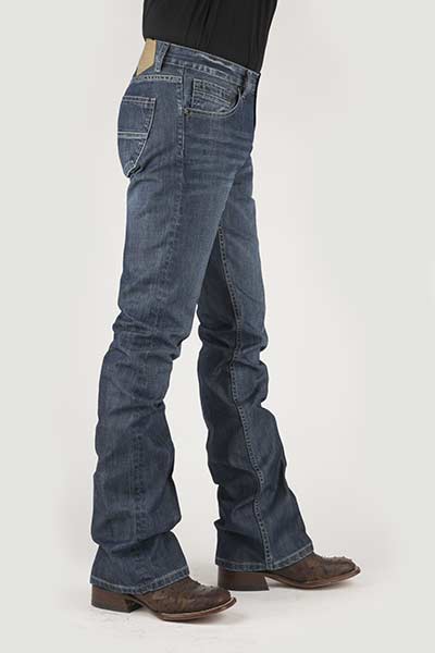 MENS JEAN MENS TIN HAUL JAGGER FIT DOUBLE NEEDLE SEAM BACK PKT DECO,