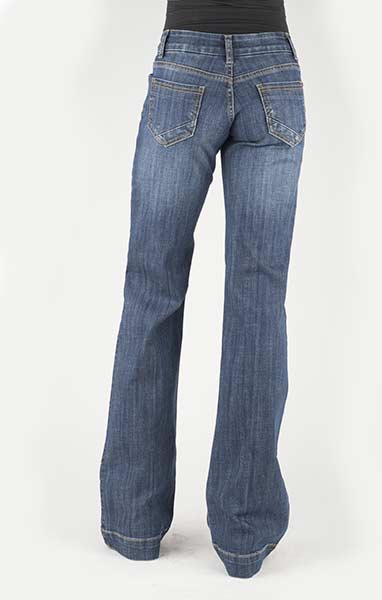 WOMANS STETSON JEAN BOTTOM CORNER PIECED BACK PKT