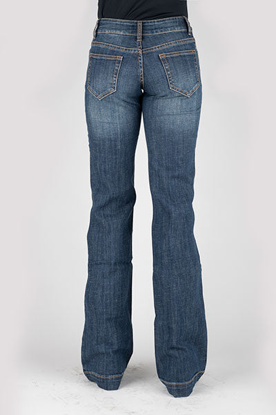 Womans Stenson Trouser Jeans with middle Seam Down the Front