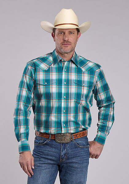 Men’s L/S Sunset Plaid
