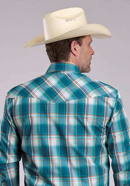 Men’s L/S Sunset Plaid
