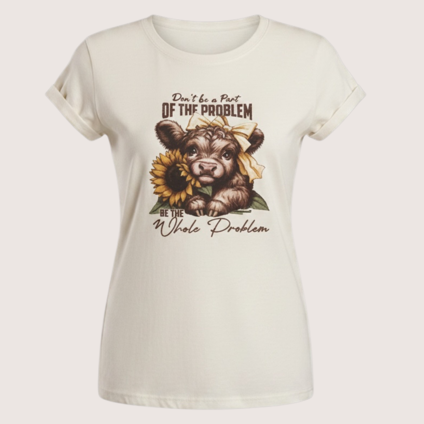 2866 Girls Cow Tee