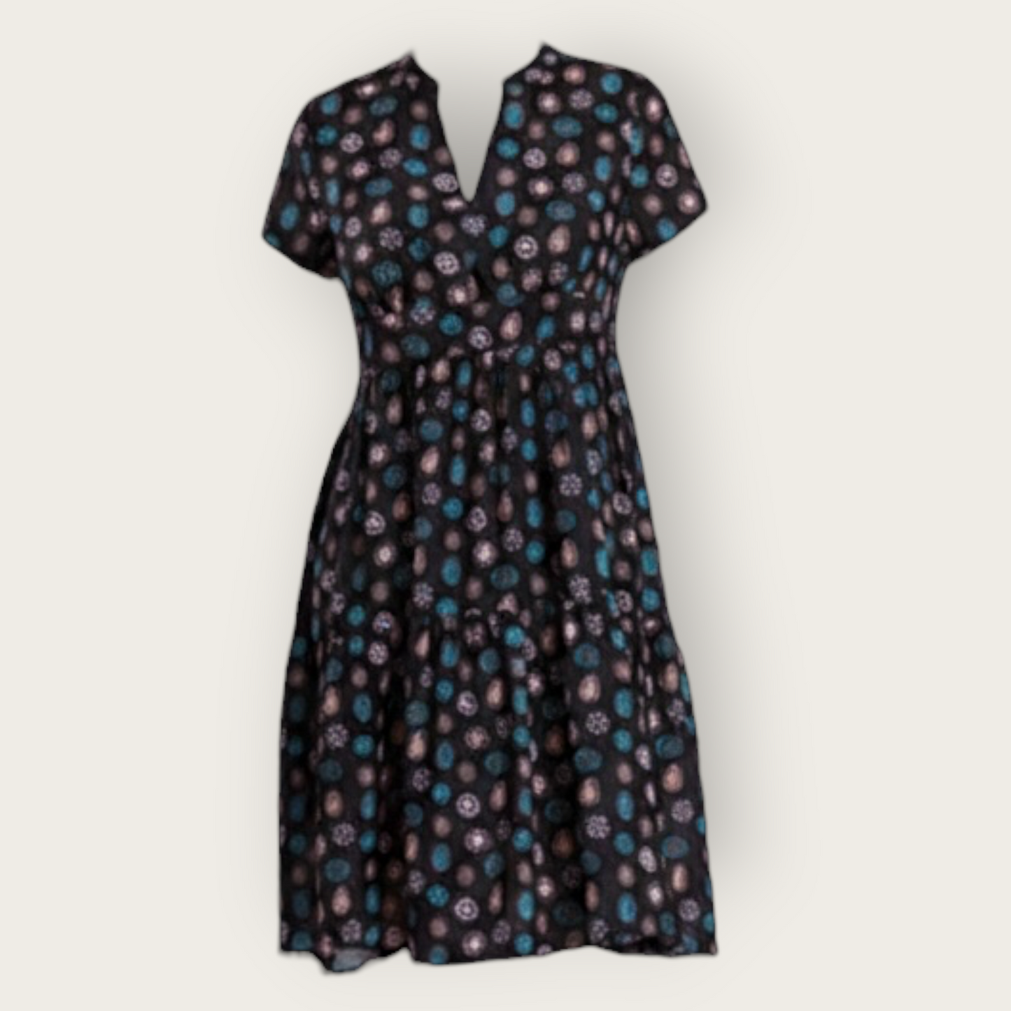 2842 BL CONCHO GEORGETTE DRESS