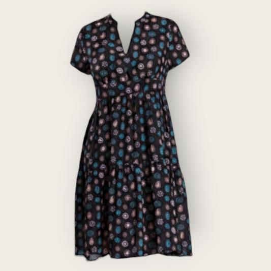 2842 BL CONCHO GEORGETTE DRESS