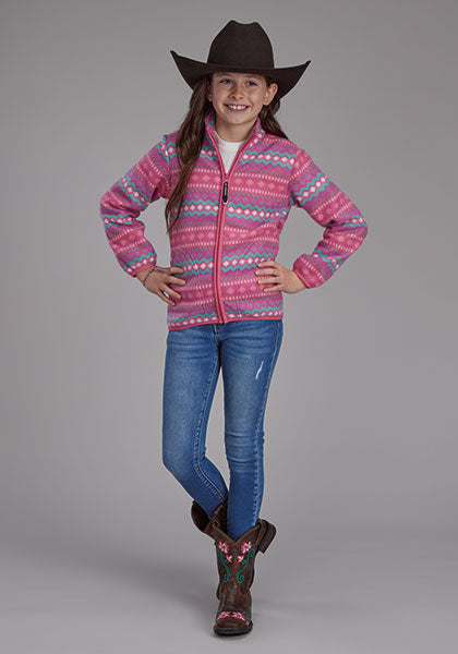 Kids Roper unisex fleece zip jacket