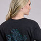 WOMENS L/S SHIRT TIN HAUL KNIT W/ EMB/APPLIQ/NOVELTY SCRIPT W/ SUCCULENTS