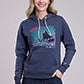 TIN HAUL LADIES L/S SWEATSHIRT W/HOOD COWGIRL ROPING SCREEN,