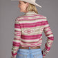 WOMENS L/S SHIRT STETSON 2439 VINTAGE TAPESTRY PRINT STETSON