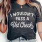 Black Vet Check Tshirt