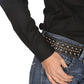 LONG SLEEVE BLACK BUTTON SHIRT Cinch womens top