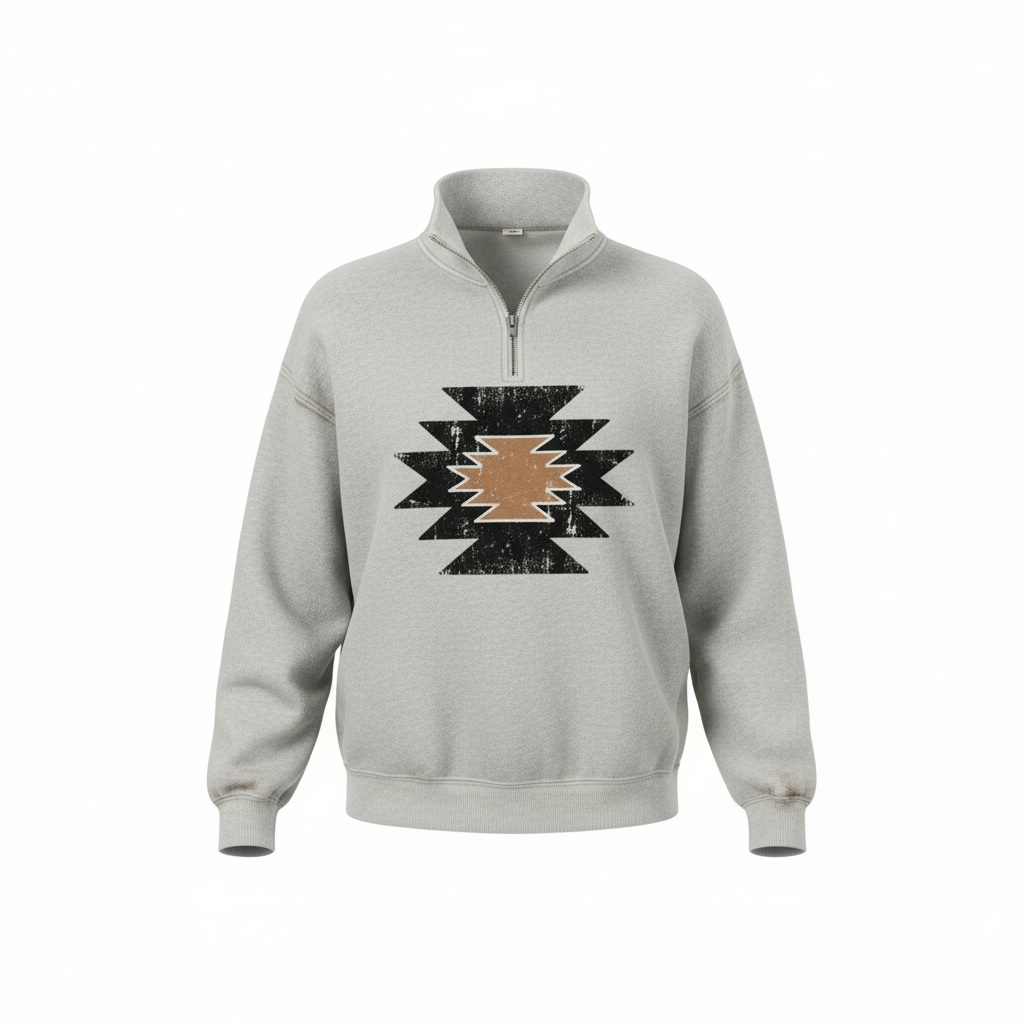 WOMEN'S QUARTER ZIP SWEATSHIRT