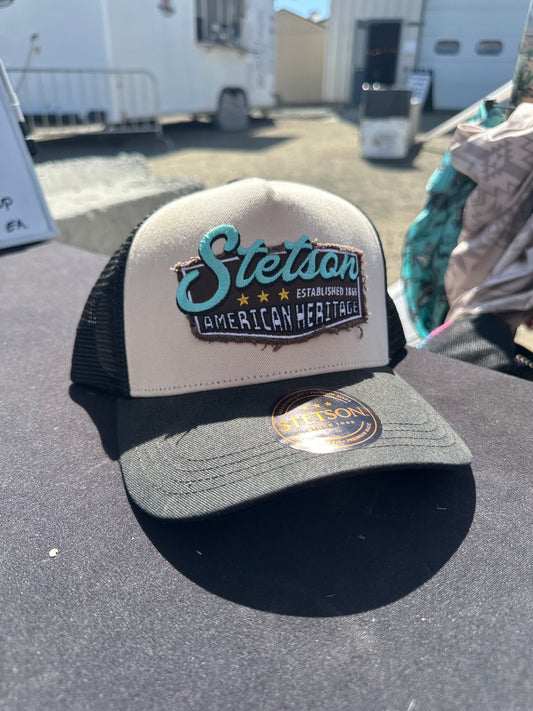 Stetson Trucker Ball Cap Tur/Blk