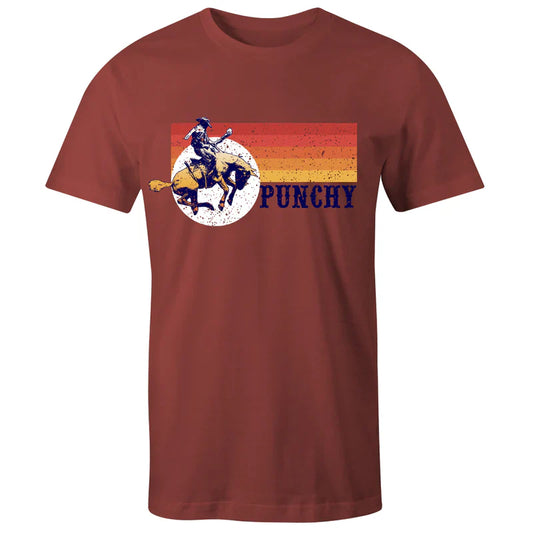 Mens short sleeve crew neck shirt Punchy Hooey