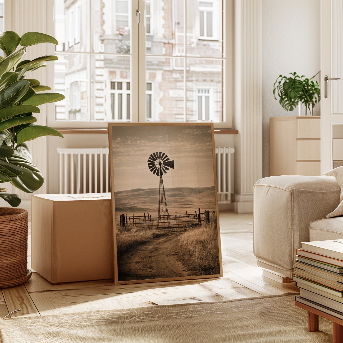 Windmill's Silent Vigil