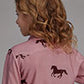 GIRLS L/S SHIRT   RELATED SEPERATE  WILD HORSES PRINTED RAYON