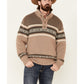Mens Cinch Classic Cowboy Collection Sweater-knit Tan