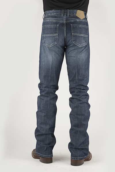 MENS JEAN MENS TIN HAUL JAGGER FIT DOUBLE NEEDLE SEAM BACK PKT DECO,